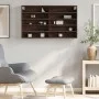 Vitrina de madera de ingeniería marrón roble 100x15x58 cm de , Estantes y estanterías - Ref: Foro24-847932, Precio: 55,96 €, ...