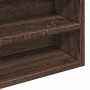 Vitrina de madera de ingeniería marrón roble 100x15x58 cm de , Estantes y estanterías - Ref: Foro24-847932, Precio: 56,86 €, ...