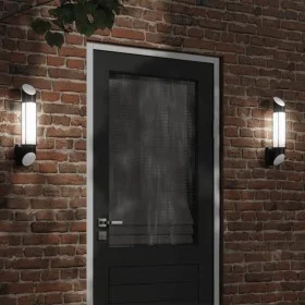 Apliques de exterior 2 unidades acero inoxidable negro de , Iluminación de exterior - Ref: Foro24-4006295, Precio: 50,11 €, D...