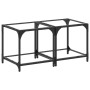 Mesas de centro 2 uds vidrio transparente y acero 40x40x40 cm de , Mesas de centro - Ref: Foro24-845963, Precio: 51,51 €, Des...