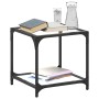Mesas de centro 2 uds vidrio transparente y acero 40x40x40 cm de , Mesas de centro - Ref: Foro24-845963, Precio: 51,51 €, Des...