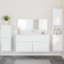 Juego de muebles de baño 4 pzas madera contrachapada blanco de , Muebles de baño - Ref: Foro24-3308521, Precio: 172,59 €, Des...