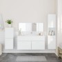 Juego de muebles de baño 4 pzas madera contrachapada blanco de , Muebles de baño - Ref: Foro24-3308521, Precio: 172,59 €, Des...