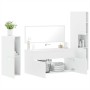Juego de muebles de baño 4 pzas madera contrachapada blanco de , Muebles de baño - Ref: Foro24-3308521, Precio: 172,59 €, Des...