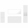 Juego de muebles de baño 4 pzas madera contrachapada blanco de , Muebles de baño - Ref: Foro24-3308521, Precio: 172,59 €, Des...