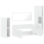 Juego de muebles de baño 4 pzas madera contrachapada blanco de , Muebles de baño - Ref: Foro24-3308521, Precio: 172,59 €, Des...