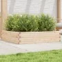Jardinera de madera maciza de pino 100x100x23 cm de , Maceteros y jardineras - Ref: Foro24-847208, Precio: 79,38 €, Descuento: %