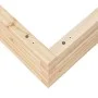 Jardinera de madera maciza de pino 100x100x23 cm de , Maceteros y jardineras - Ref: Foro24-847208, Precio: 79,38 €, Descuento: %
