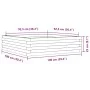 Jardinera de madera maciza de pino 100x100x23 cm de , Maceteros y jardineras - Ref: Foro24-847208, Precio: 79,38 €, Descuento: %