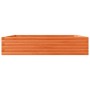 Jardinera de madera maciza de pino marrón cera 110x110x23 cm de , Maceteros y jardineras - Ref: Foro24-847215, Precio: 103,91...