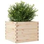 Jardinera de madera maciza de pino 60x60x45,5 cm de , Maceteros y jardineras - Ref: Foro24-847248, Precio: 93,23 €, Descuento: %