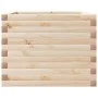 Jardinera de madera maciza de pino 60x60x45,5 cm de , Maceteros y jardineras - Ref: Foro24-847248, Precio: 93,23 €, Descuento: %