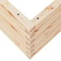 Jardinera de madera maciza de pino 60x60x45,5 cm de , Maceteros y jardineras - Ref: Foro24-847248, Precio: 93,23 €, Descuento: %