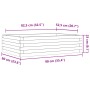 Jardinera de madera maciza de pino blanco 90x60x23 cm de , Maceteros y jardineras - Ref: Foro24-847234, Precio: 74,81 €, Desc...