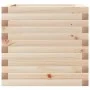 Jardinera de madera maciza de pino 50x50x45,5 cm de , Maceteros y jardineras - Ref: Foro24-847243, Precio: 79,39 €, Descuento: %