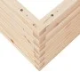 Jardinera de madera maciza de pino 50x50x45,5 cm de , Maceteros y jardineras - Ref: Foro24-847243, Precio: 79,39 €, Descuento: %