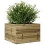 Jardinera de madera de pino impregnada 70x70x45,5 cm de , Maceteros y jardineras - Ref: Foro24-847257, Precio: 114,03 €, Desc...