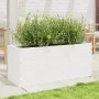 Jardinera de madera maciza de pino blanco 110x40x45,5 cm de , Maceteros y jardineras - Ref: Foro24-847274, Precio: 166,77 €, ...