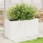 Jardinera madera maciza de pino blanco 90x40x45,5 cm de , Maceteros y jardineras - Ref: Foro24-847269, Precio: 118,92 €, Desc...