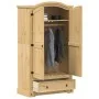 Armario Corona madera maciza de pino 102x52x186 cm de , Armarios roperos - Ref: Foro24-4012156, Precio: 406,02 €, Descuento: %