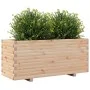 Jardinera madera maciza de pino 110x40x49,5 cm de , Maceteros y jardineras - Ref: Foro24-847378, Precio: 127,56 €, Descuento: %