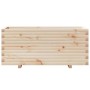 Jardinera madera maciza de pino 110x40x49,5 cm de , Maceteros y jardineras - Ref: Foro24-847378, Precio: 128,87 €, Descuento: %