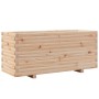 Jardinera madera maciza de pino 110x40x49,5 cm de , Maceteros y jardineras - Ref: Foro24-847378, Precio: 128,87 €, Descuento: %
