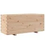 Jardinera madera maciza de pino 110x40x49,5 cm de , Maceteros y jardineras - Ref: Foro24-847378, Precio: 127,56 €, Descuento: %