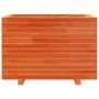 Jardinera madera maciza de pino marrón cera 70x70x49,5 cm de , Maceteros y jardineras - Ref: Foro24-847365, Precio: 148,16 €,...