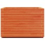 Jardinera madera maciza de pino marrón cera 70x70x49,5 cm de , Maceteros y jardineras - Ref: Foro24-847365, Precio: 148,16 €,...