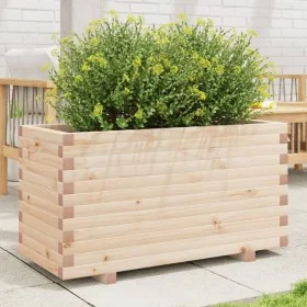 Jardinera madera maciza de pino 90x40x49,5 cm de , Maceteros y jardineras - Ref: Foro24-847373, Precio: 113,38 €, Descuento: %