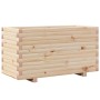Jardinera madera maciza de pino 90x40x49,5 cm de , Maceteros y jardineras - Ref: Foro24-847373, Precio: 114,91 €, Descuento: %