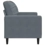 Dark gray velvet armchair, 60 cm by , Sofas - Ref: Foro24-4007605, Price: 138,07 €, Discount: %