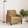 Sillón de terciopelo marrón 60 cm de , Sofás - Ref: Foro24-4007611, Precio: 156,72 €, Descuento: %