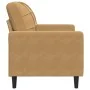 Sillón de terciopelo marrón 60 cm de , Sofás - Ref: Foro24-4007611, Precio: 156,72 €, Descuento: %