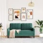 Zweiplätziges Samtsofa in dunkelgrün, 140 cm. von , Sofas - Ref: Foro24-4007626, Preis: 231,26 €, Rabatt: %