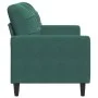 Zweiplätziges Samtsofa in dunkelgrün, 140 cm. von , Sofas - Ref: Foro24-4007626, Preis: 231,26 €, Rabatt: %