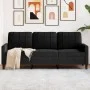 Sofá de 3 plazas terciopelo negro 180 cm de , Sofás - Ref: Foro24-4007639, Precio: 252,43 €, Descuento: %