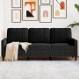 Sofá de 3 plazas terciopelo negro 180 cm de , Sofás - Ref: Foro24-4007639, Precio: 254,86 €, Descuento: %