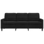 Sofá de 3 plazas terciopelo negro 180 cm de , Sofás - Ref: Foro24-4007639, Precio: 252,43 €, Descuento: %