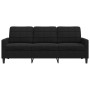 Sofá de 3 plazas terciopelo negro 180 cm de , Sofás - Ref: Foro24-4007639, Precio: 254,86 €, Descuento: %