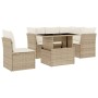 Juego de sofás jardín con cojines 6 pzas ratán sintético beige de , Conjuntos de jardín - Ref: Foro24-3266588, Precio: 447,36...