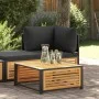 Mesa de jardín de madera maciza de acacia 68x68x30 cm de , Sofás modulares de exterior - Ref: Foro24-367644, Precio: 87,50 €,...