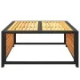 Mesa de jardín de madera maciza de acacia 68x68x30 cm de , Sofás modulares de exterior - Ref: Foro24-367644, Precio: 87,50 €,...