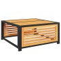 Mesa de jardín de madera maciza de acacia 68x68x30 cm de , Sofás modulares de exterior - Ref: Foro24-367644, Precio: 89,15 €,...