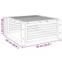 Mesa de jardín de madera maciza de acacia 68x68x30 cm de , Sofás modulares de exterior - Ref: Foro24-367644, Precio: 89,15 €,...