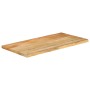 Tablero de mesa borde natural madera maciza mango 100x60x2,5 cm de , Tableros para mesas - Ref: Foro24-370718, Precio: 83,15 ...