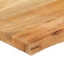 Tablero de mesa borde natural madera maciza mango 100x60x2,5 cm de , Tableros para mesas - Ref: Foro24-370718, Precio: 83,15 ...