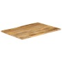 Tablero de mesa borde natural madera maciza mango 100x80x2,5 cm de , Tableros para mesas - Ref: Foro24-370724, Precio: 111,97...