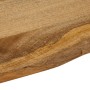 Tablero de mesa borde natural madera maciza mango 100x80x2,5 cm de , Tableros para mesas - Ref: Foro24-370724, Precio: 111,97...